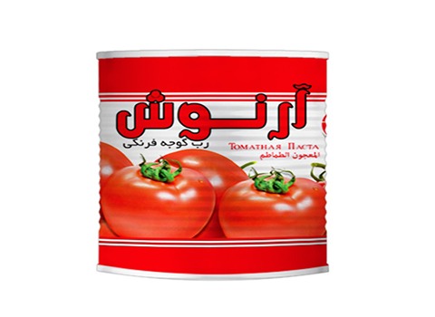 تصویر 1 از خرید و فروش رب گوجه فرنگی آرنوش + قیمت درب کارخانه
